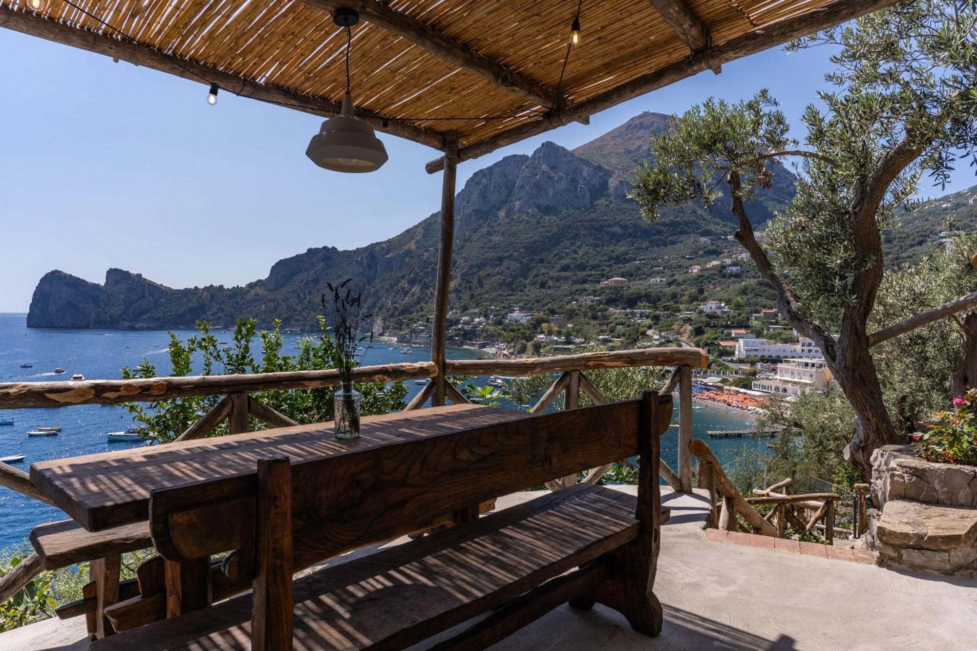 Villa Neranite Nerano Bay Views Pool & Jacuzzi Exterior photo