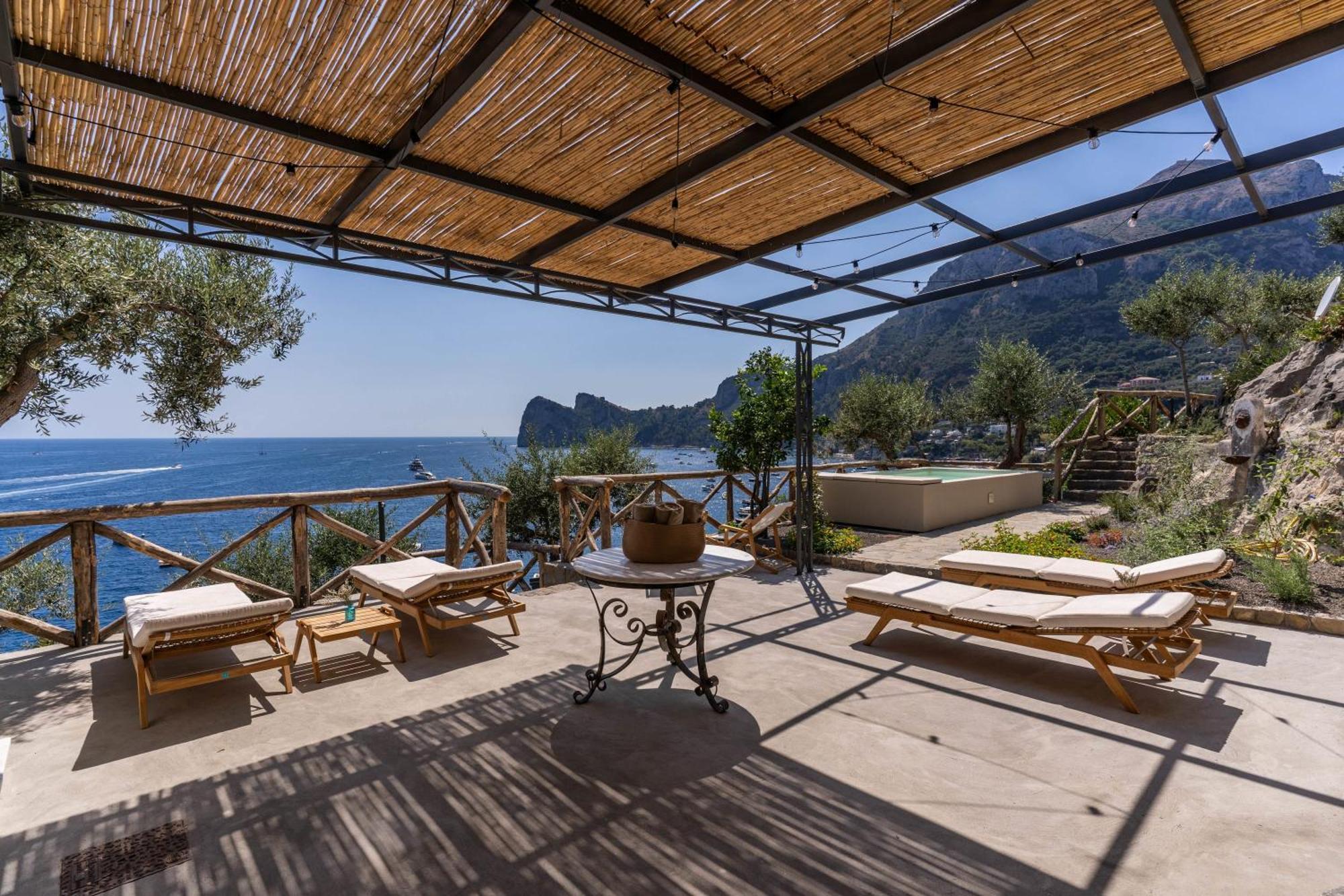 Villa Neranite Nerano Bay Views Pool & Jacuzzi Exterior photo