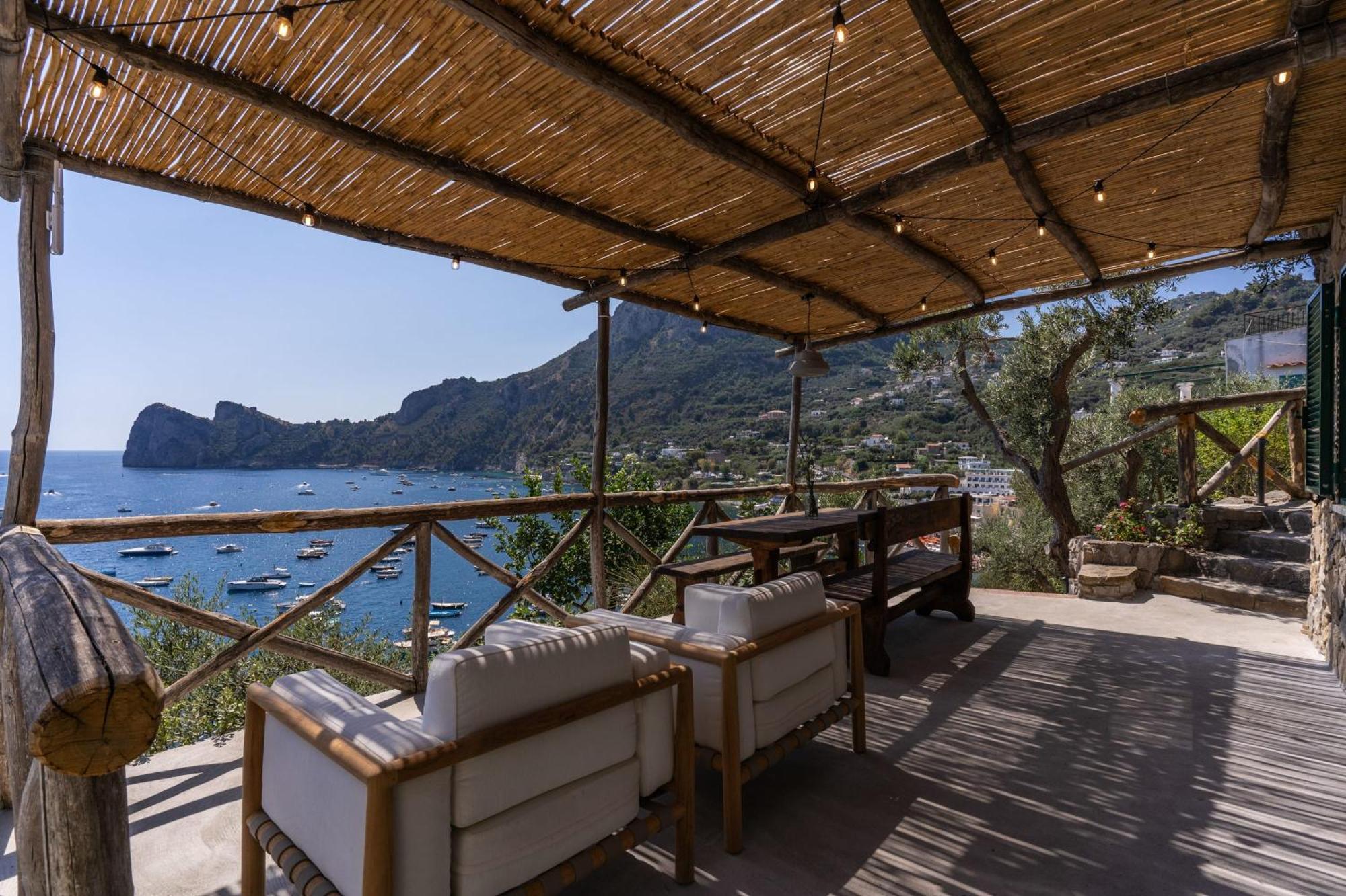 Villa Neranite Nerano Bay Views Pool & Jacuzzi Exterior photo