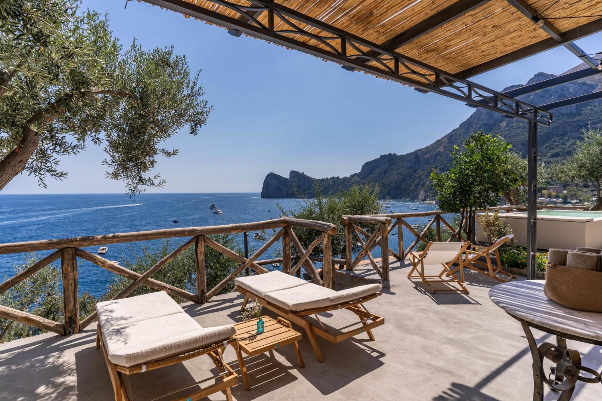 Villa Neranite Nerano Bay Views Pool & Jacuzzi Exterior photo